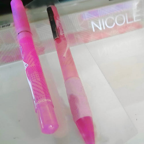 SET STYLO BILLE PLUME NICOLE JORDI LABANDA